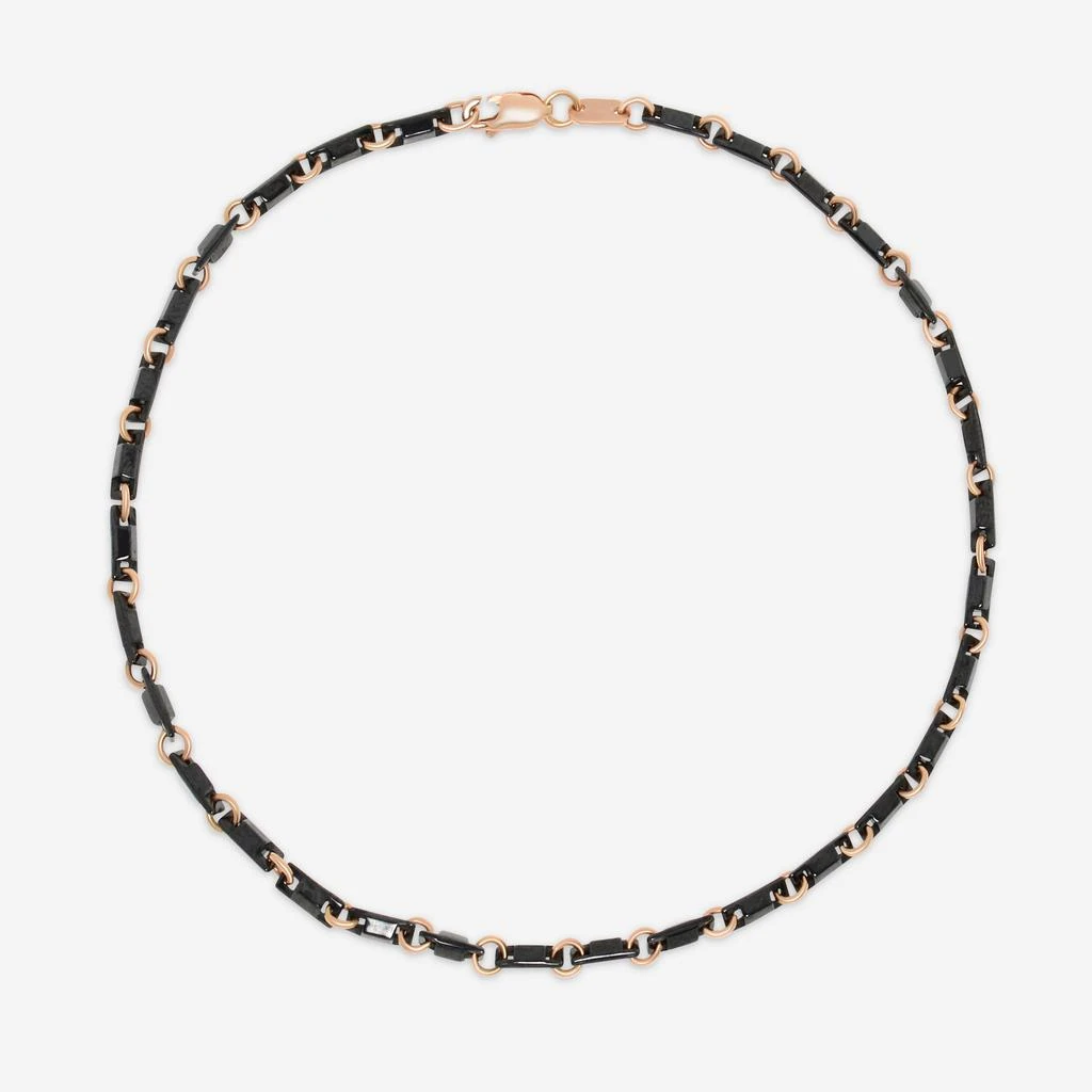 商品SuperOro|SuperOro 18K Rose Gold And Ceramic, Link Bracelet 62406,价格¥2481,第1张图片