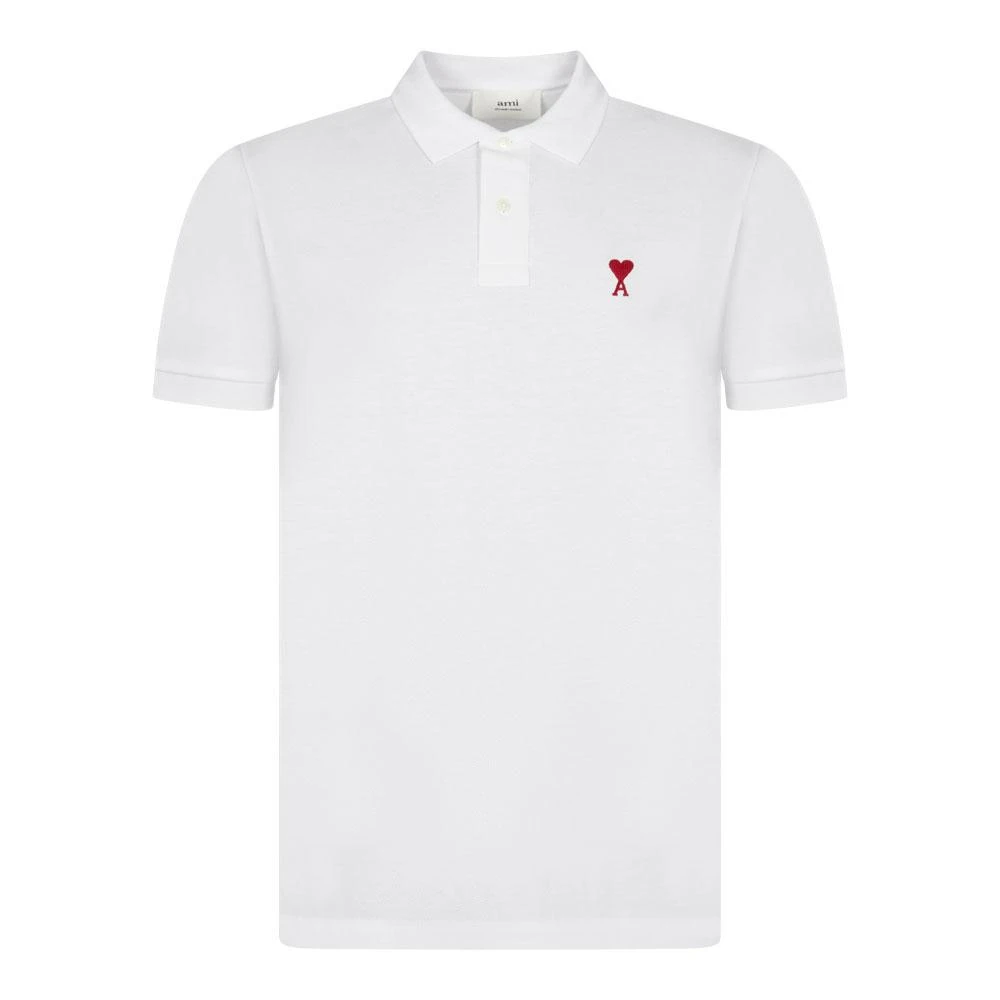 商品AMI|Ami Paris Polo Shirt - White,价格¥915,第1张图片