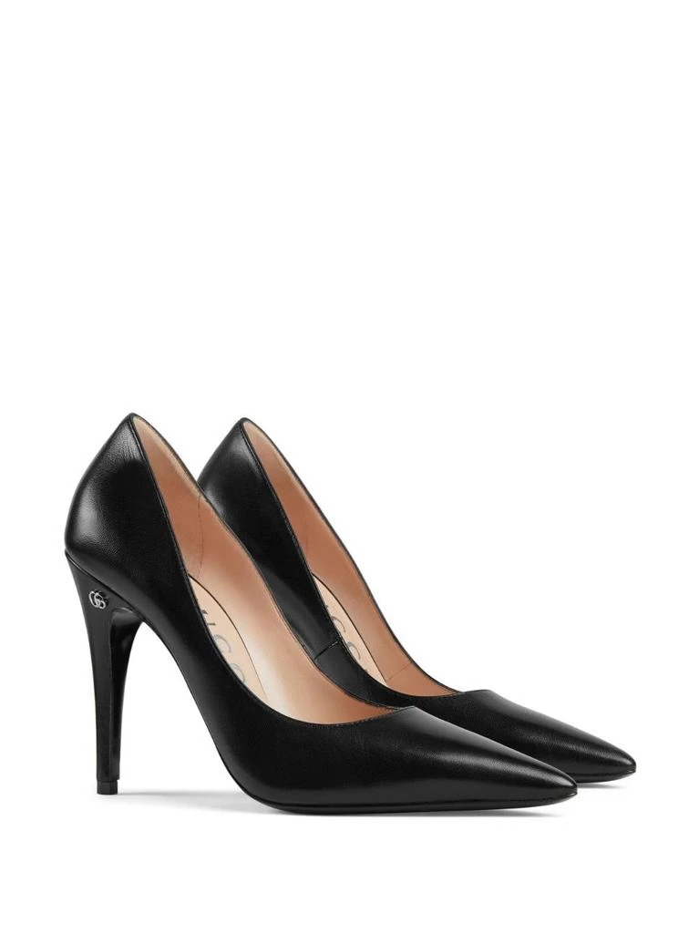 商品Gucci|GUCCI - Anita Leather Pumps,价格¥6497,第4张图片详细描述