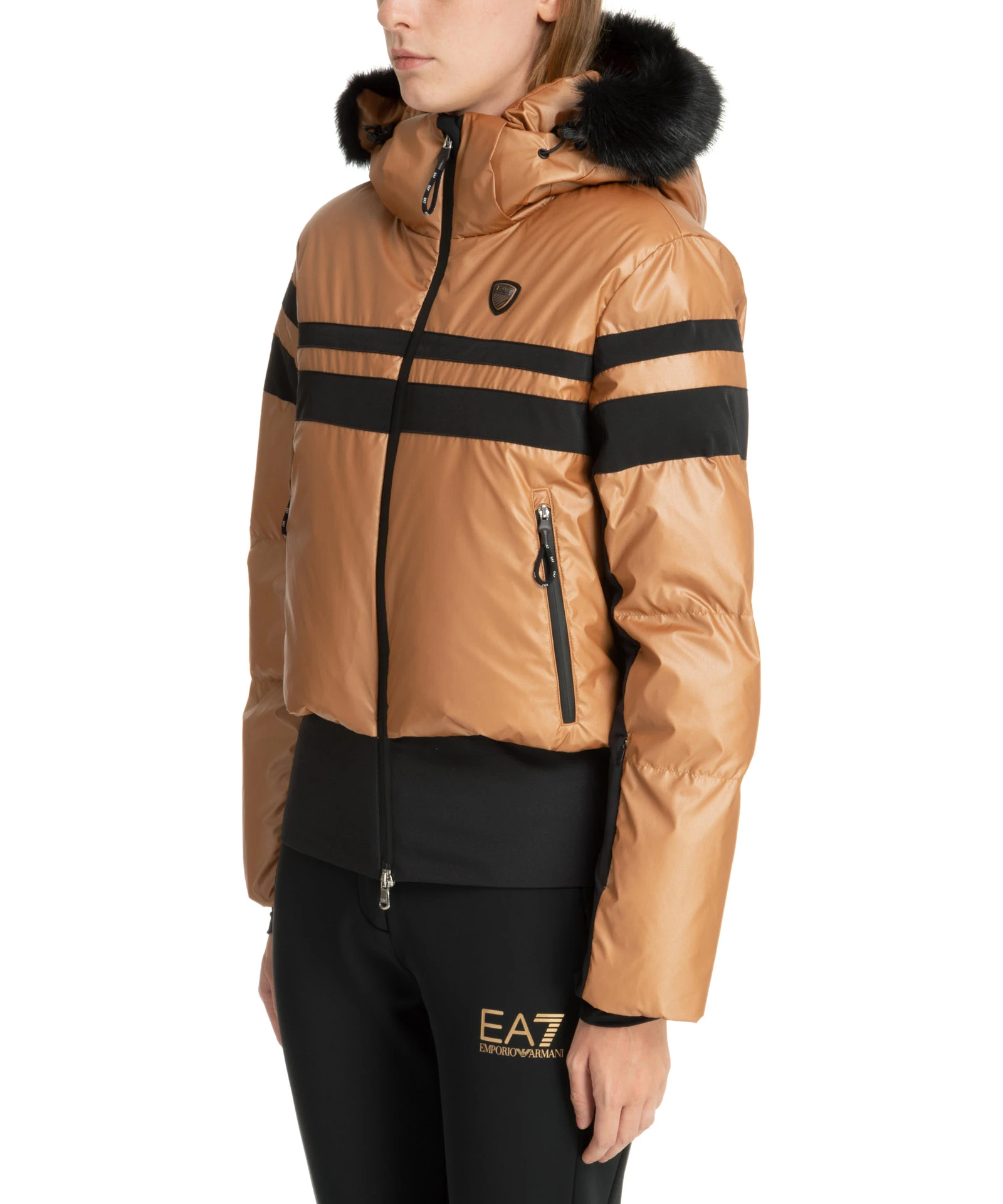 商品【商品预售7天】 Emporio Armani|Emporio Armani 女士滑雪服 6RTG09TNDFZ1796 棕色,价格¥2702,第4张图片详细描述