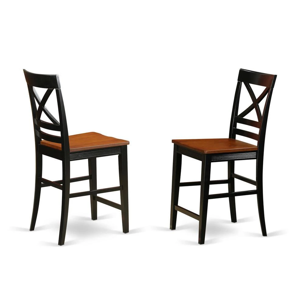 商品East West Furniture|7  Pc  counter  height  Dining  room  set  -  Dining  Table  and  6  Kitchen  bar  stool.,价格¥7896,第4张图片详细描述