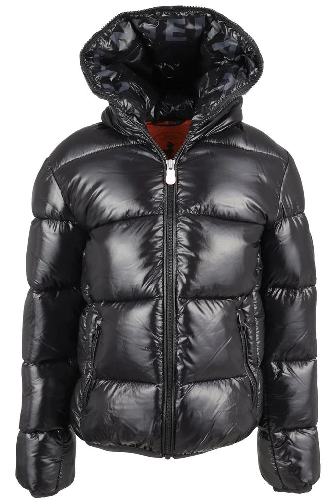 商品Save The Duck|Save The Duck Kids Logo Printed Hooded Jacket,价格¥789,第1张图片