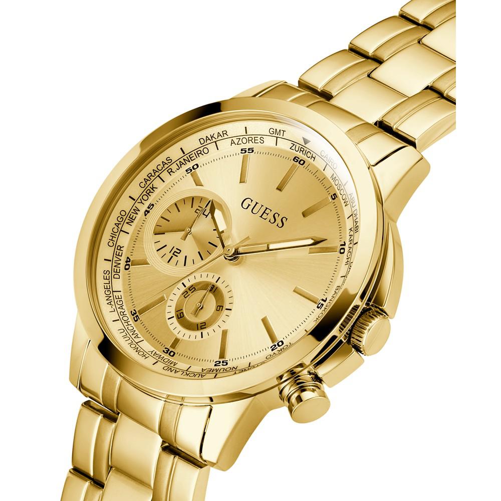 Men's Gold-tone Stainless Steel Bracelet Watch 44mm商品第4张图片规格展示