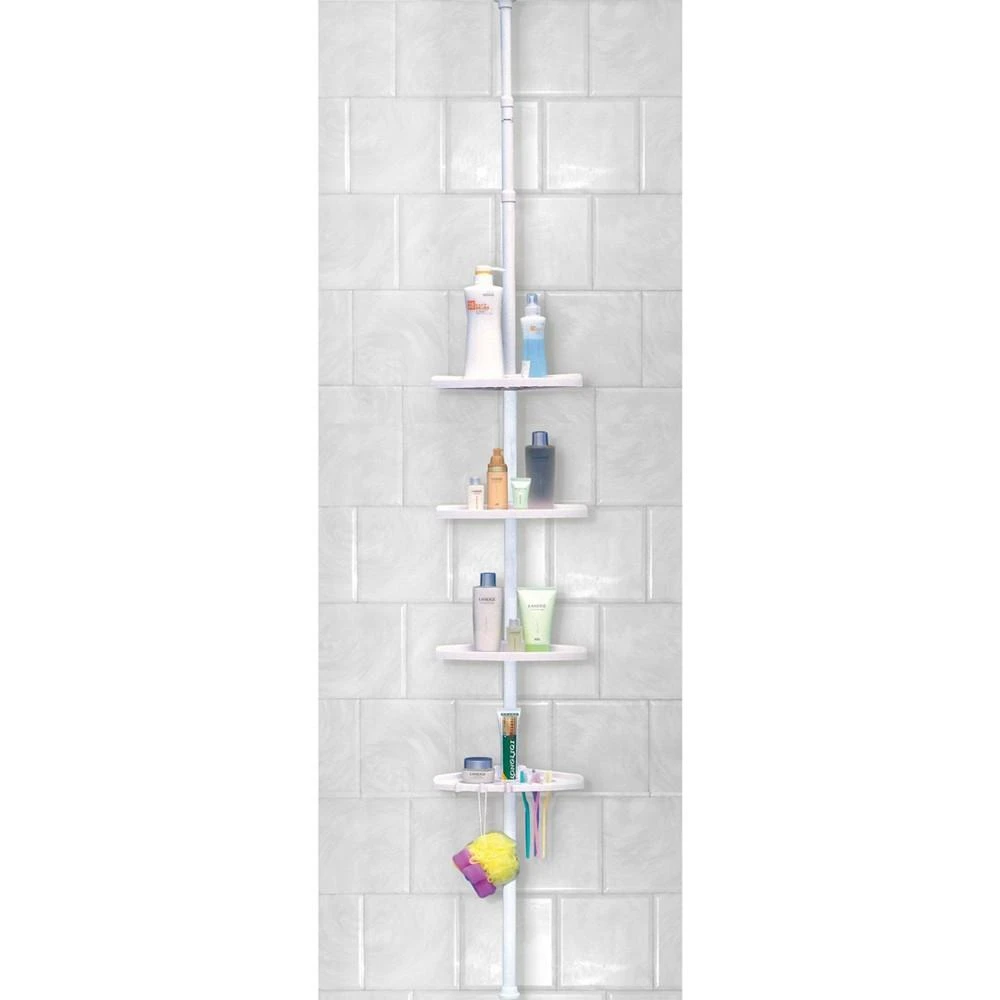 商品Home Basics|4 Tier Corner Shower Shelf,价格¥275,第1张图片