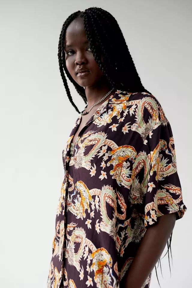 商品Urban Outfitters|UO Dean Printed Shirt Dress,价格¥148,第7张图片详细描述