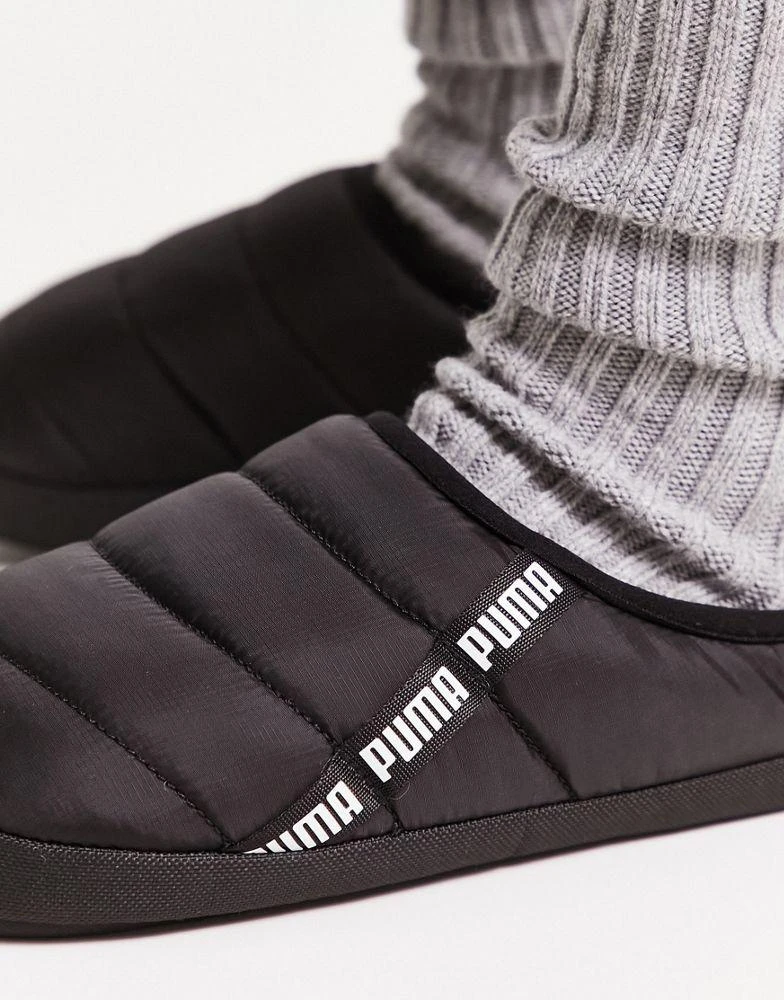 商品Puma|Puma Scuff slippers in black,价格¥277,第2张图片详细描述