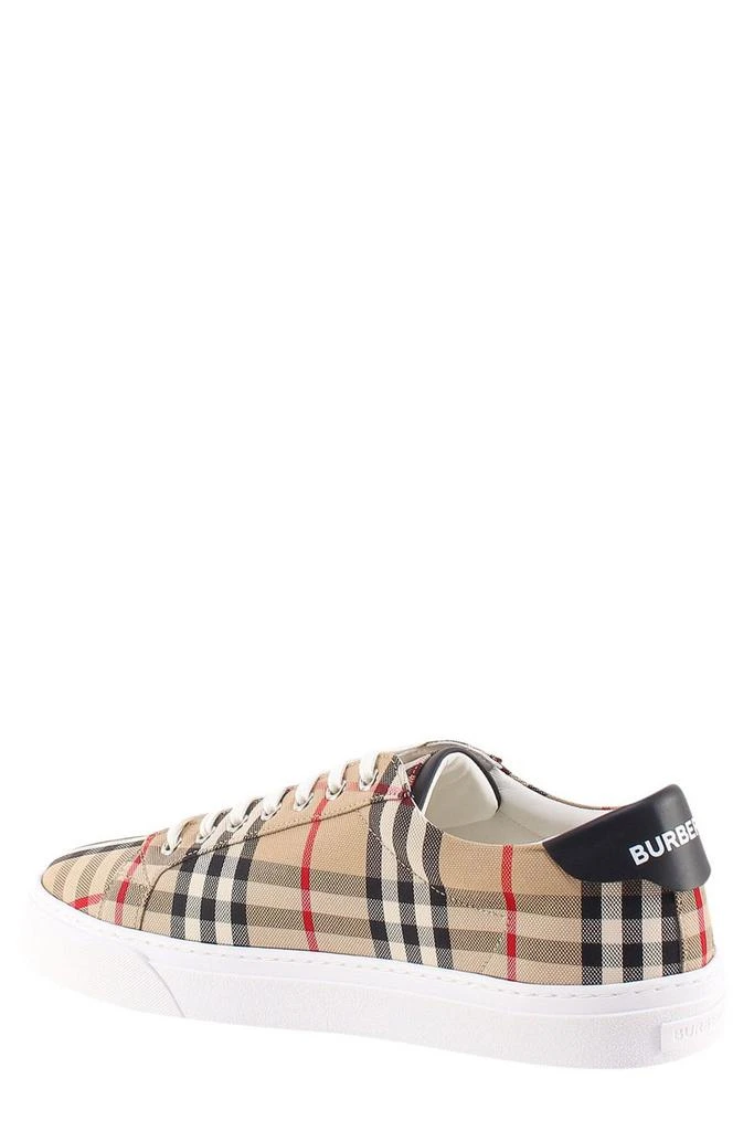 商品Burberry|Burberry Vintage Check Lace-Up Sneakers,价格¥3744,第3张图片详细描述