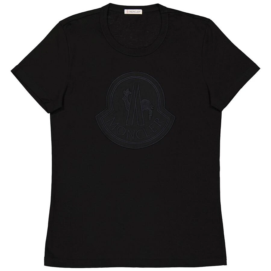 商品Moncler|Ladies Logo Patch T-Shirt in Black,价格¥1205,第3张图片详细描述