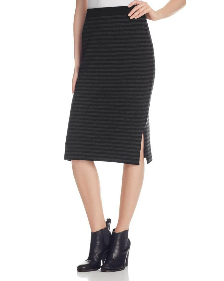 商品Eileen Fisher|Eileen Fisher Stripe Merino Wool Knit Pencil Skirt,价格¥658,第1张图片