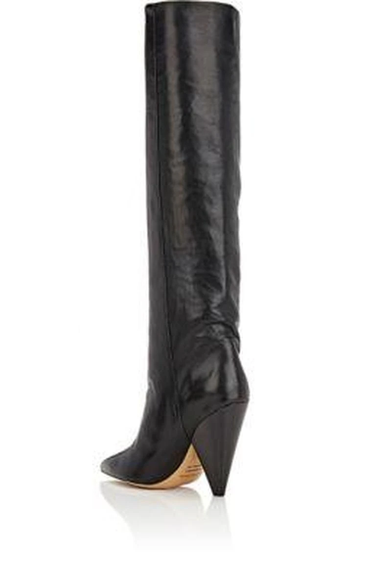 商品Isabel Marant|Laith Knee Boots,价格¥5571,第3张图片详细描述