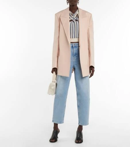 商品AG Jeans|Balloon高腰直筒牛仔裤,价格¥1283,第2张图片详细描述