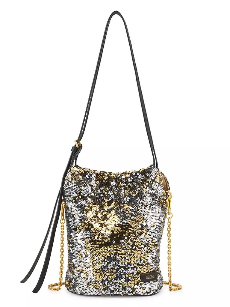 商品MCM|Himmel Sequin-Embellished Drawstring Bag,价格¥9667,第1张图片