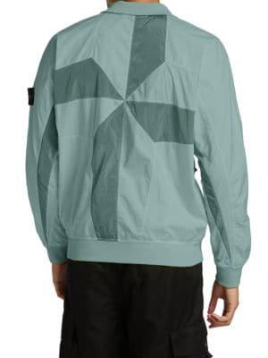 Geometric Compass Bomber Jacket商品第2张图片规格展示