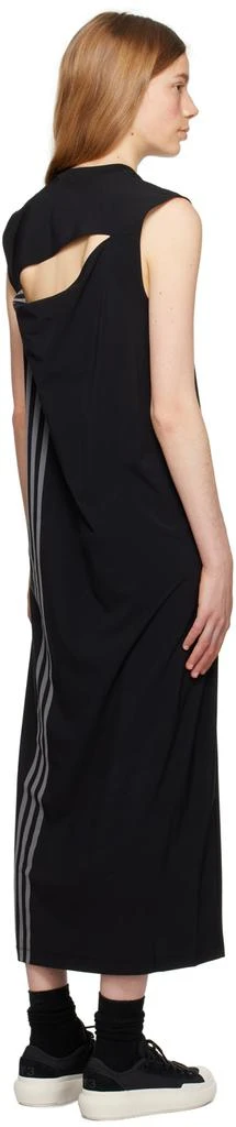 商品Y-3|Black 3-Stripes Midi Dress,价格¥641,第3张图片详细描述