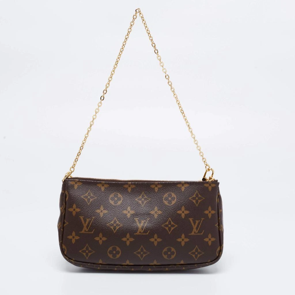 商品[二手商品] Louis Vuitton|Louis Vuitton Khaki Monogram Canvas Multi Pochette Accessories Bag,价格¥23818,第4张图片详细描述