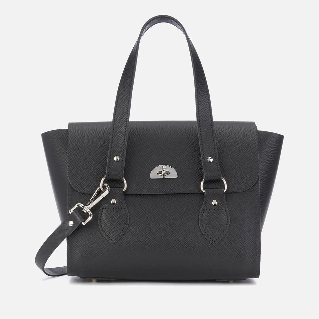商品Cambridge Satchel|The Cambridge Satchel Company Women's Small Emily Tote Bag - Black,价格¥759,第1张图片