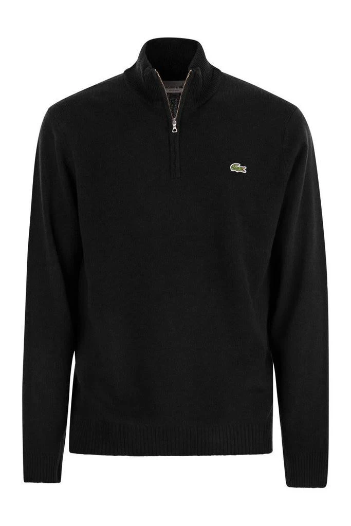 商品Lacoste|LACOSTE Wool pullover with high neck,价格¥1261,第1张图片