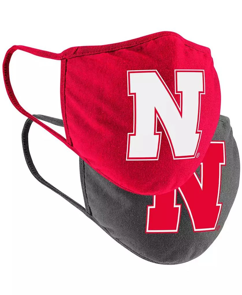 商品Colosseum|Multi Adult Nebraska Huskers Face Covering 2-Pack,价格¥149,第1张图片
