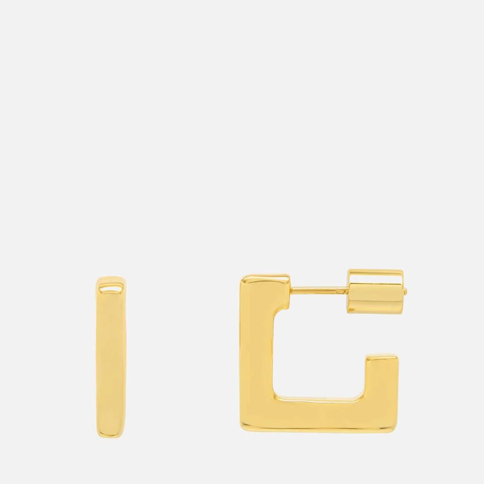 商品ESTELLA BARTLETT|Estella Bartlett Square Gold-Tone Hoop Earrings,价格¥166,第1张图片