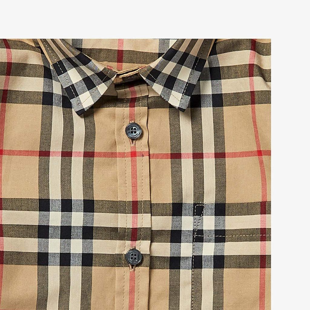 商品Burberry|Fredrick Short Sleeve Pocket Shirt (Little Kids/Big Kids),价格¥1256,第5张图片详细描述
