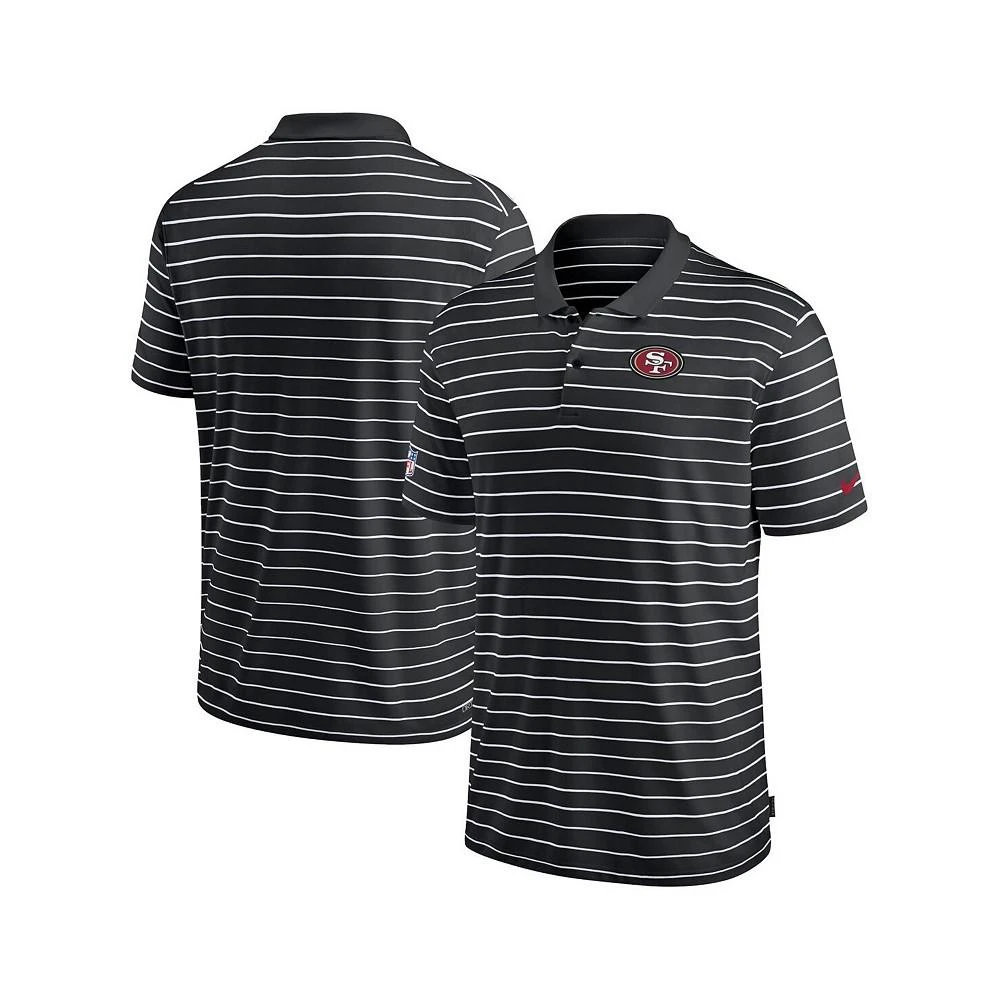 商品NIKE|Men's Black San Francisco 49ers Sideline Lock Up Victory Performance Polo Shirt,价格¥397,第1张图片