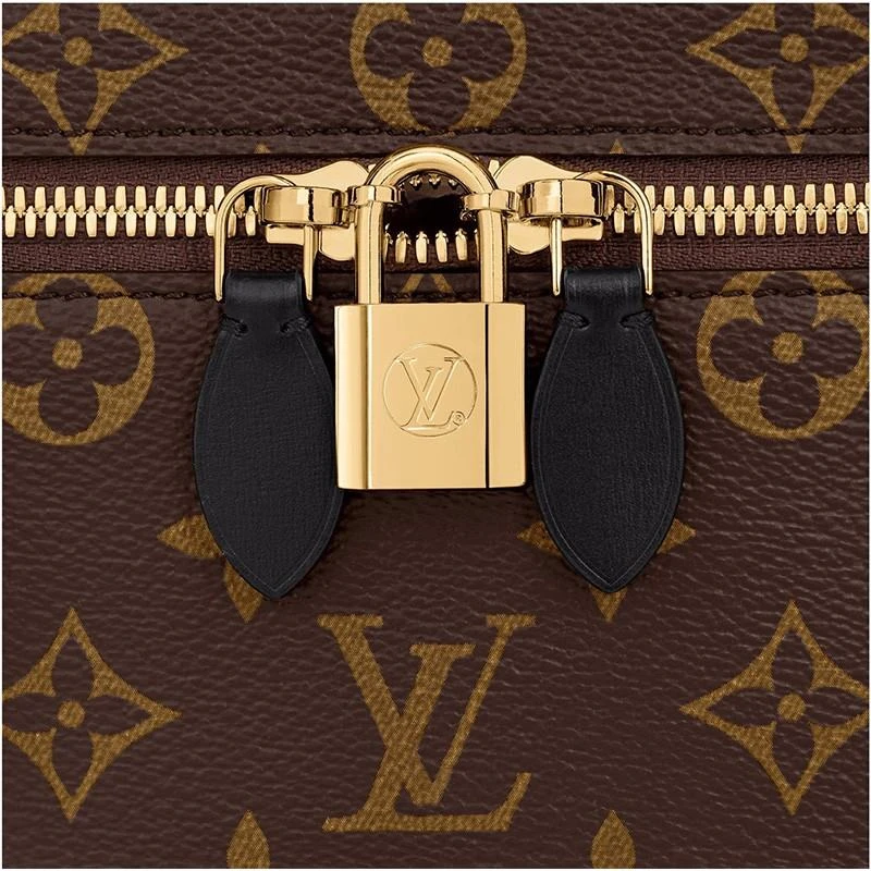 Louis Vuitton 路易威登 女士VANITY小号拼色老花单肩手提链条化妆包&nbsp;M45165 送礼好物 商品