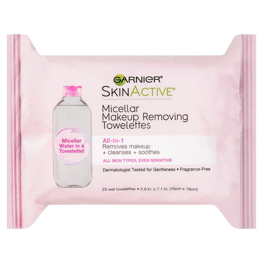 商品Garnier SkinActive|Micellar Makeup Remover Wipes,价格¥30,第1张图片