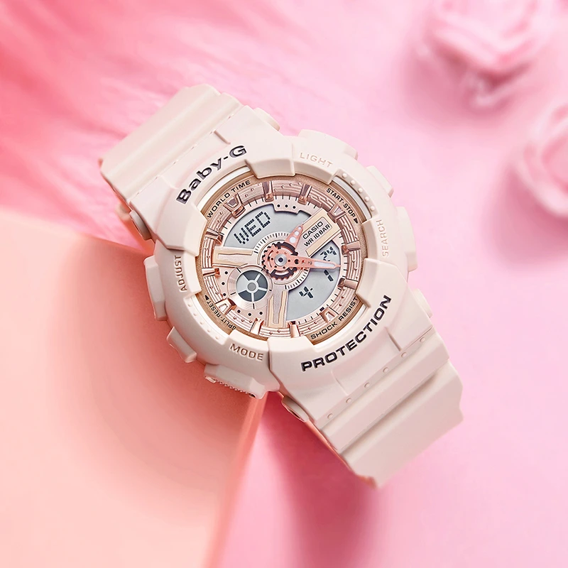 卡西欧女小粉表防水潮流baby-g女表 商品