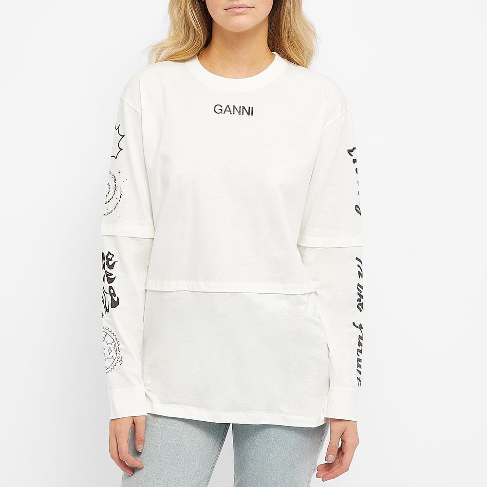 GANNI Long Sleeve Icon Symbols Top商品第3张图片规格展示