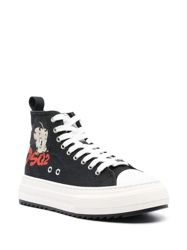 商品DSQUARED2|DSQUARED2 Betty Boop Berlin Sneakers,价格¥2033,第2张图片详细描述