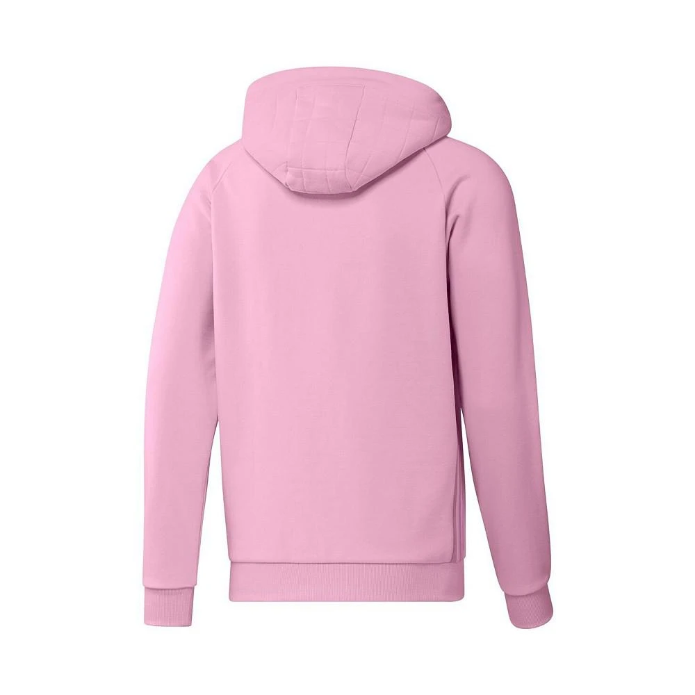商品Adidas|Men's Pink Inter Miami CF Travel Raglan Pullover Hoodie,价格¥594,第3张图片详细描述