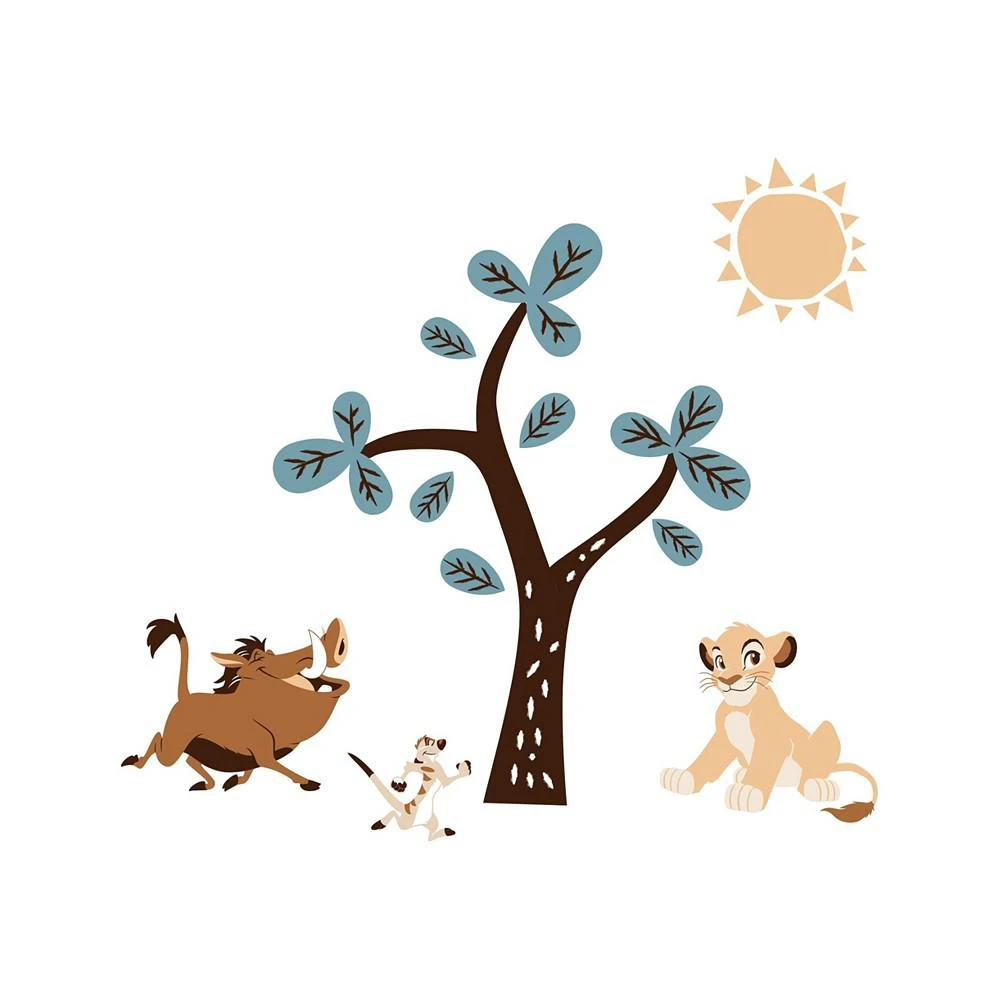 商品Lambs & Ivy|Disney Baby Lion King Adventure Tree with Simba/Timon/Pumbaa Wall Decals/Stickers by Lambs & Ivy,价格¥134,第1张图片