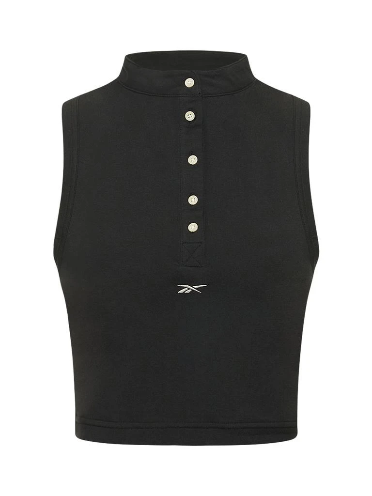 商品Reebok|Button Down Cropped Tank Top,价格¥184,第1张图片