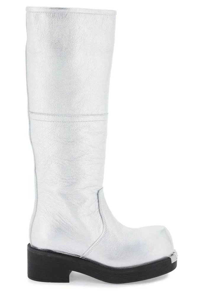 商品MM6|MM6 Maison Margiela Round Toe Knee-High Boots,价格¥5088,第1张图片