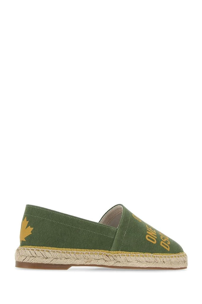 商品DSQUARED2|Military green canvas espadrilles,价格¥2299,第2张图片详细描述