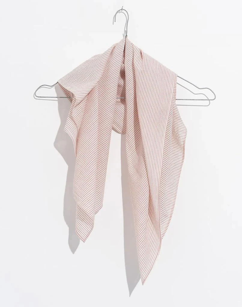 商品Madewell|World of Crow Pin Striped Cotton Bandana,价格¥278,第1张图片