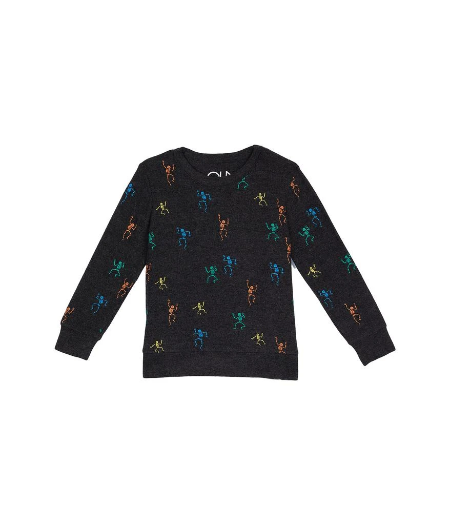 商品Chaser|Recycled Bliss Knit Long Sleeve Crew Neck Pullover (Little Kids/Big Kids),价格¥164,第1张图片