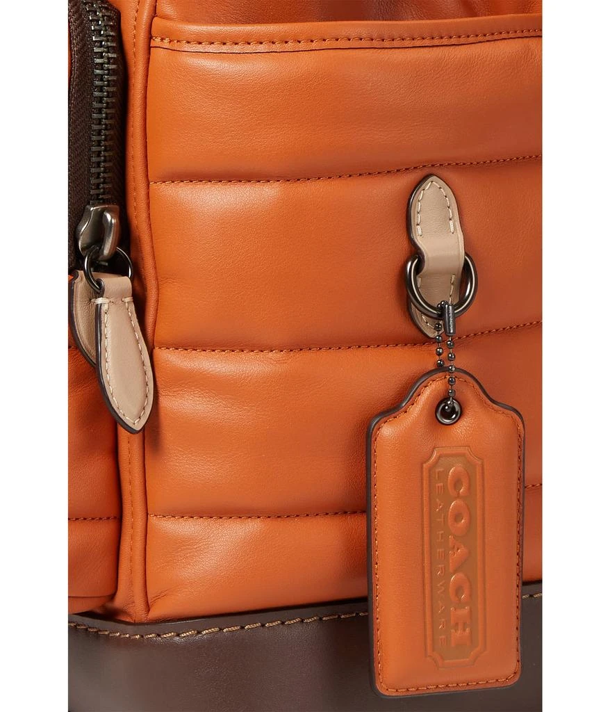 商品Coach|League Flap Backpack in Quilted Leather,价格¥2797,第4张图片详细描述