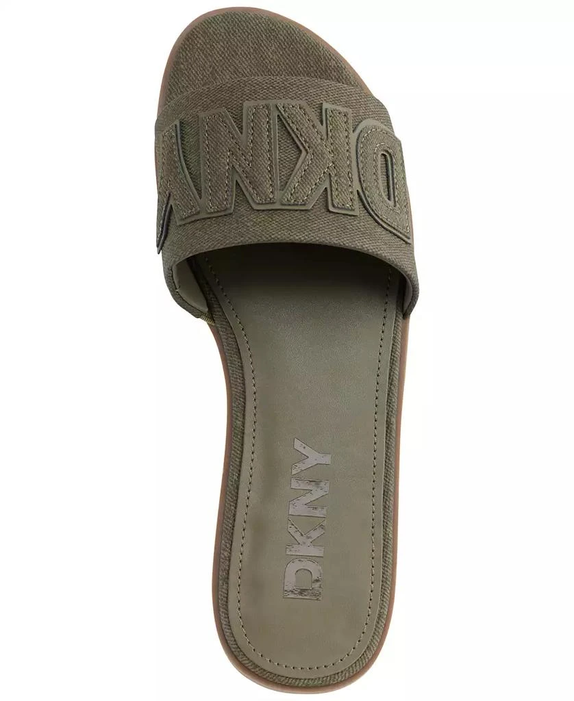 商品DKNY|Women's Willow Slide Slip-On Flats Sandals,价格¥460,第4张图片详细描述