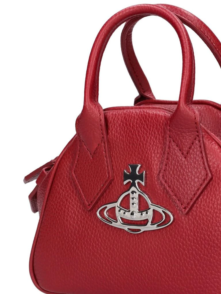 商品Vivienne Westwood|Mini Yasmin Grained Faux Leather Bag,价格¥3179,第4张图片详细描述