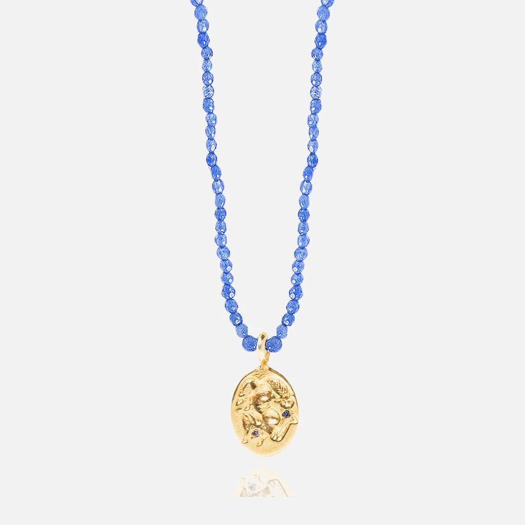 商品Hermina Athens|Hermina Athens Women's Sealstone Runner Necklace - Blue,价格¥531,第1张图片