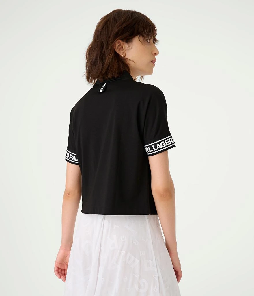 商品Karl Lagerfeld Paris|CROPPED POLO,价格¥604,第2张图片详细描述