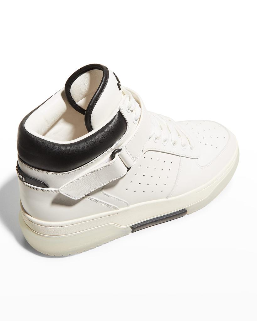 Men's Stadium Mid-Top Leather Sneakers商品第3张图片规格展示