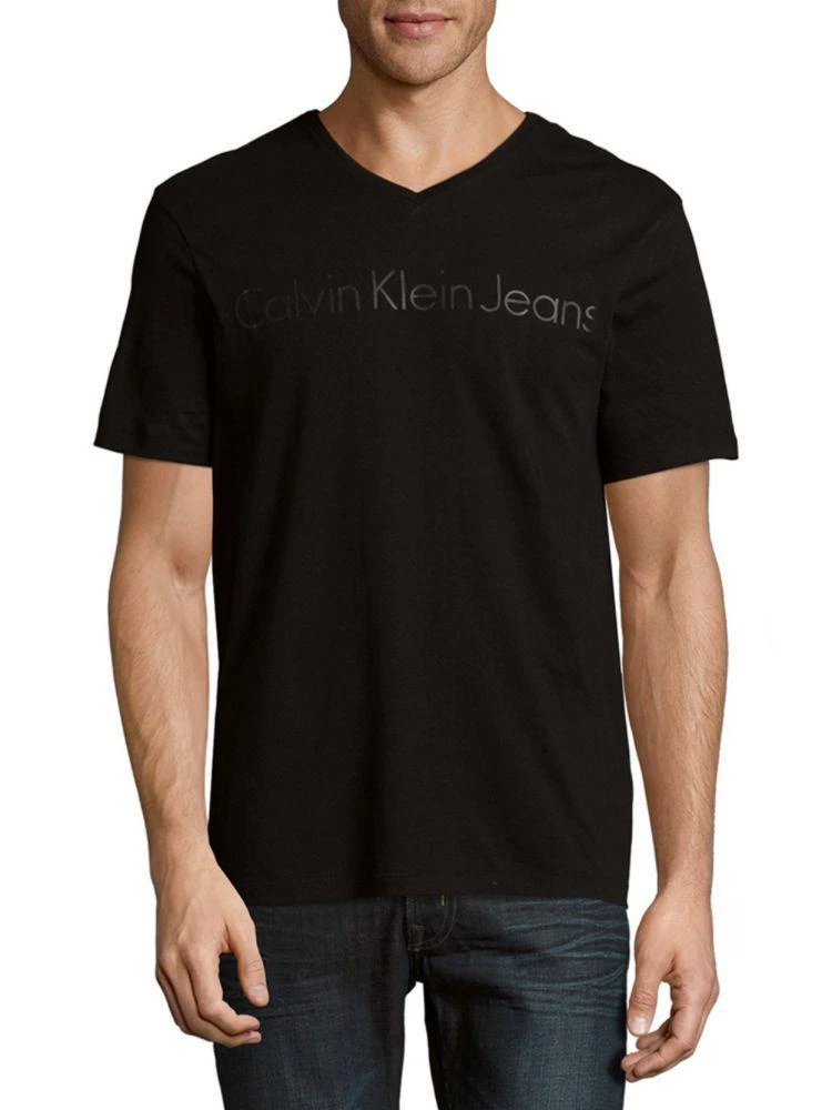 商品Calvin Klein|V 领短袖,价格¥118,第3张图片详细描述