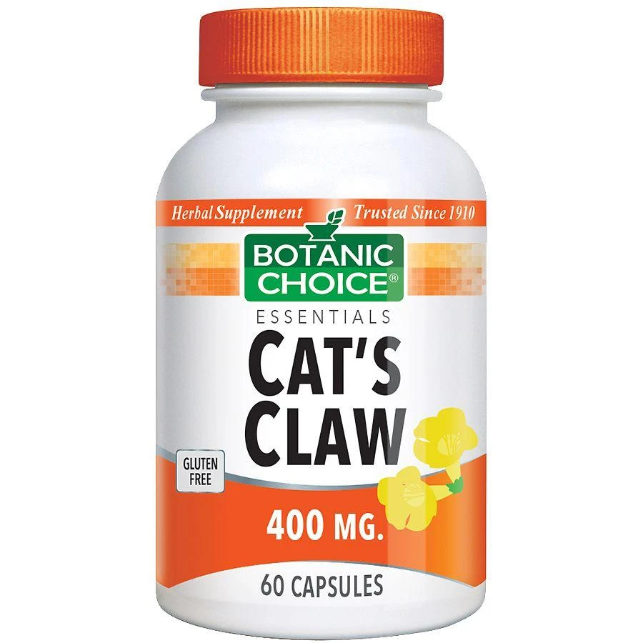 商品Botanic Choice|Cat's Claw 400 mg Herbal Supplement Capsules,价格¥52,第1张图片