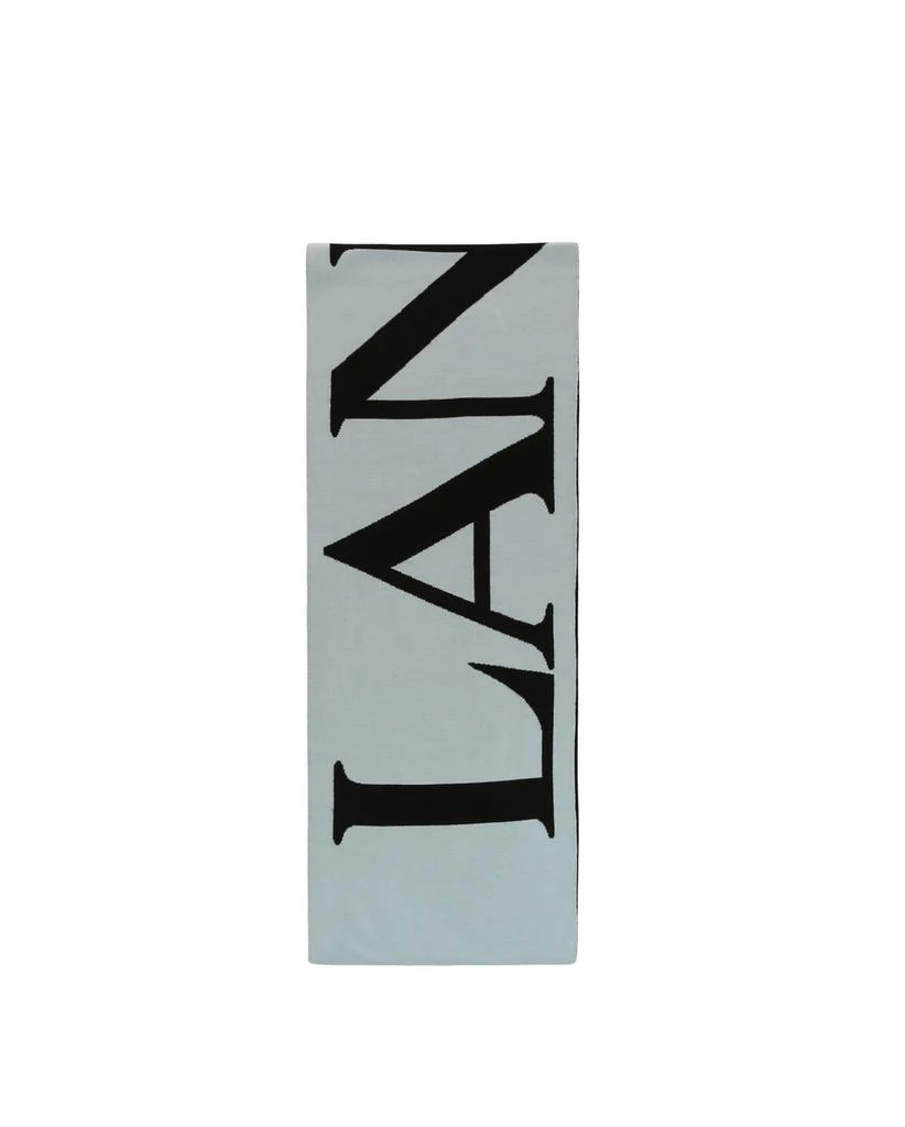 商品Lanvin|Logo Reversible Wool Scarf,价格¥1390,第1张图片
