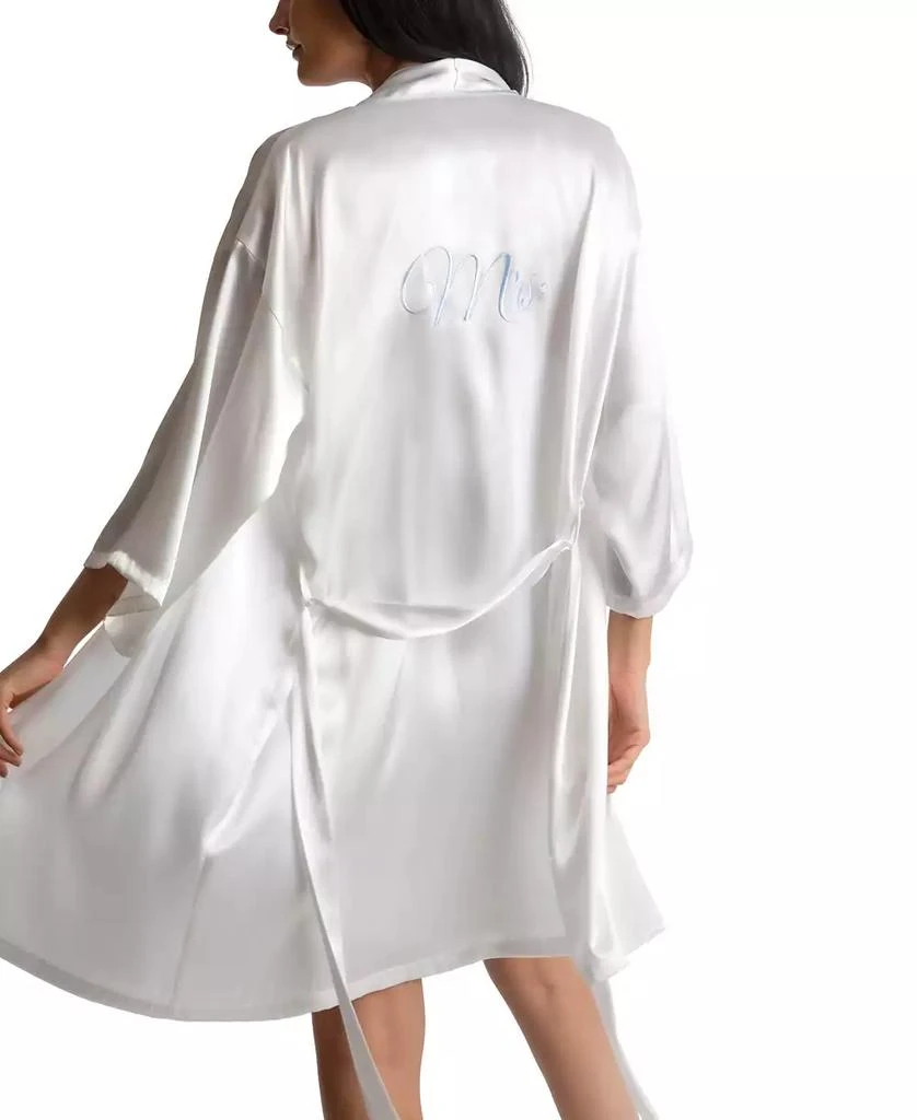 'Mrs' Satin Wrap Bridal Robe, Chemise Nightgown Set 商品