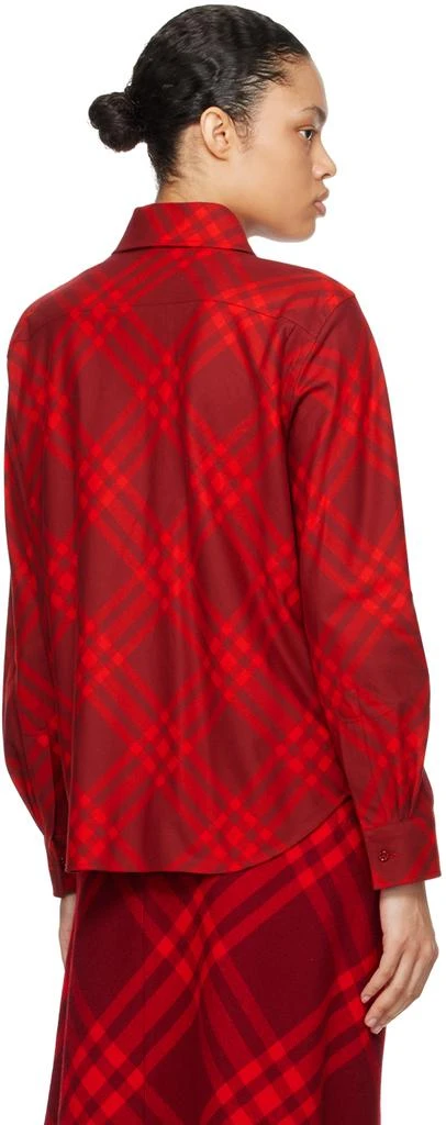 商品Burberry|红色格纹衬衫,价格¥13633,第3张图片详细描述