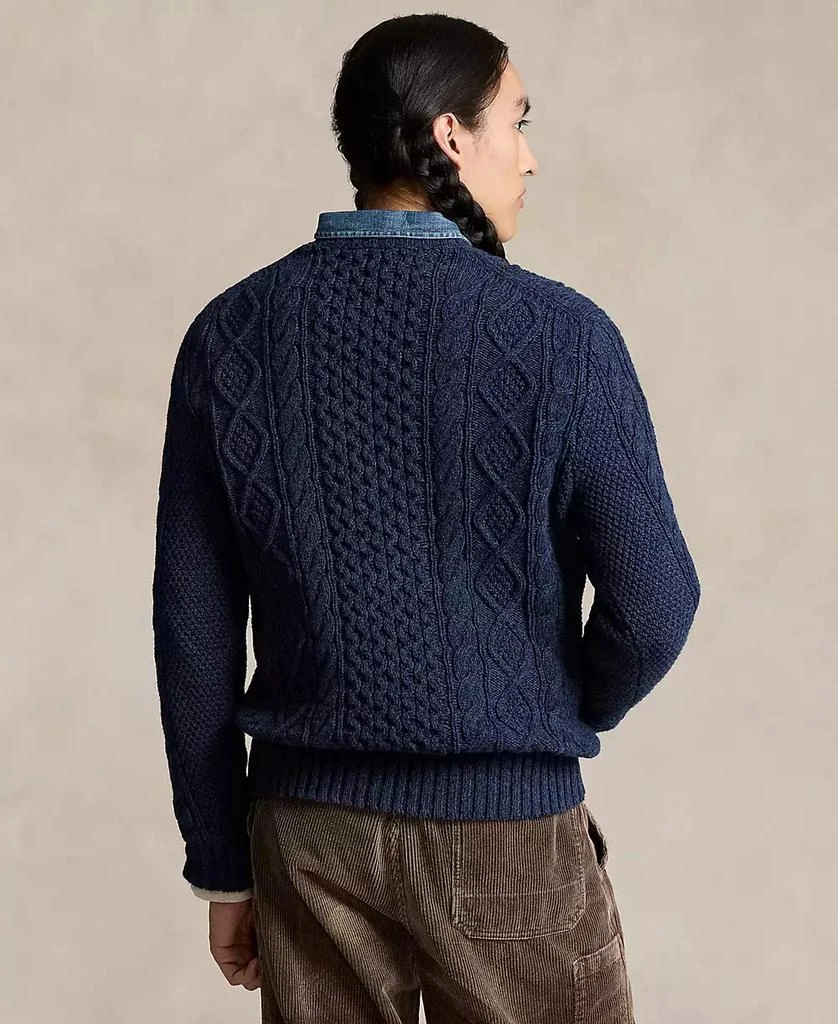 商品Ralph Lauren|Men's The Iconic Fisherman's Sweater,价格¥1276,第2张图片详细描述