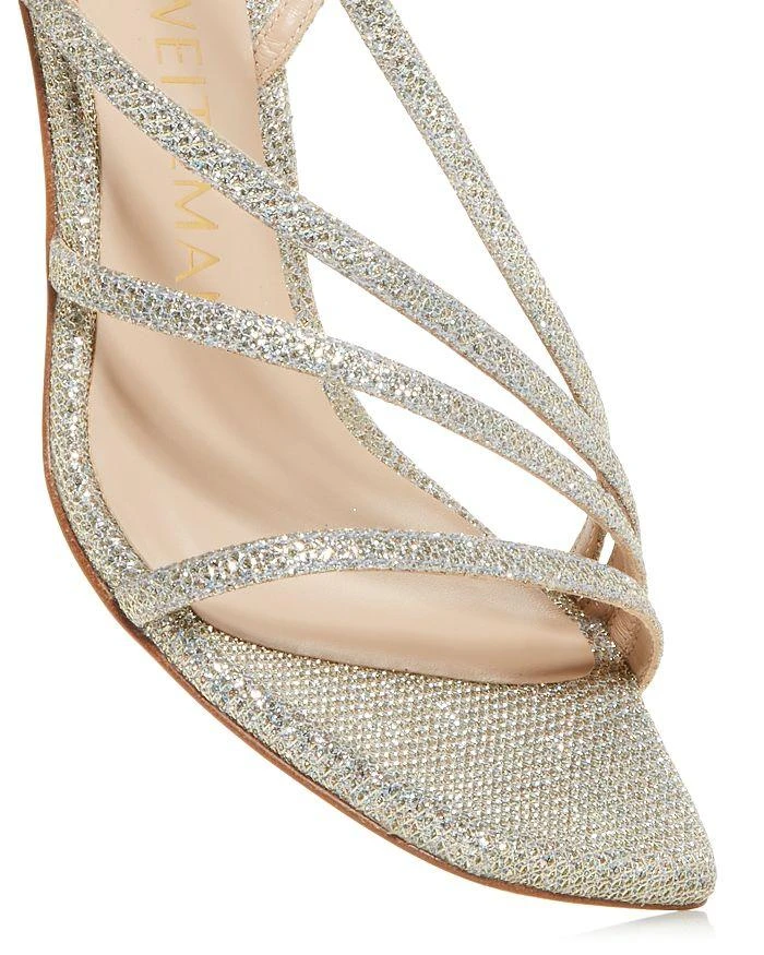 商品Stuart Weitzman|Women's Melodi Glitter High Heel Sandals,价格¥2003,第5张图片详细描述